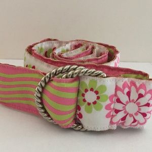 Talbots' reversable cloth  belt